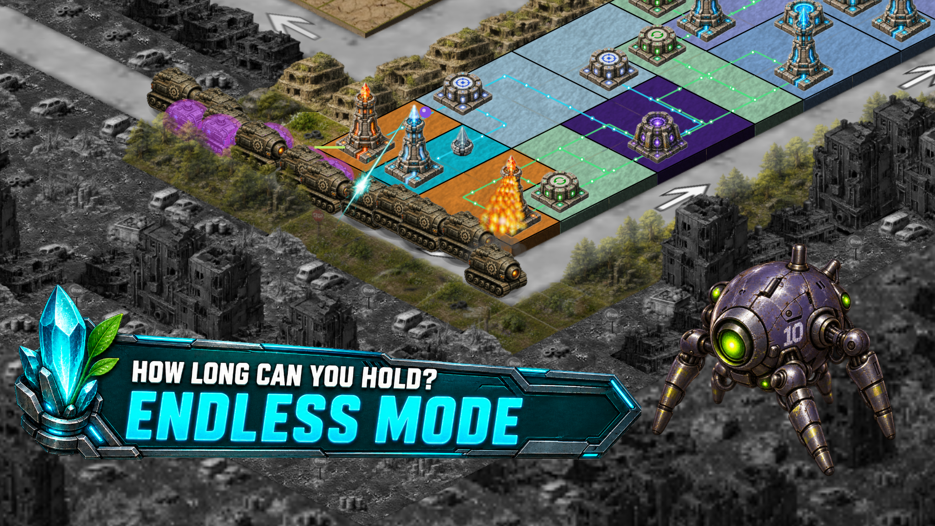 Large machine forces approaching a fortified Machine Bloom grid